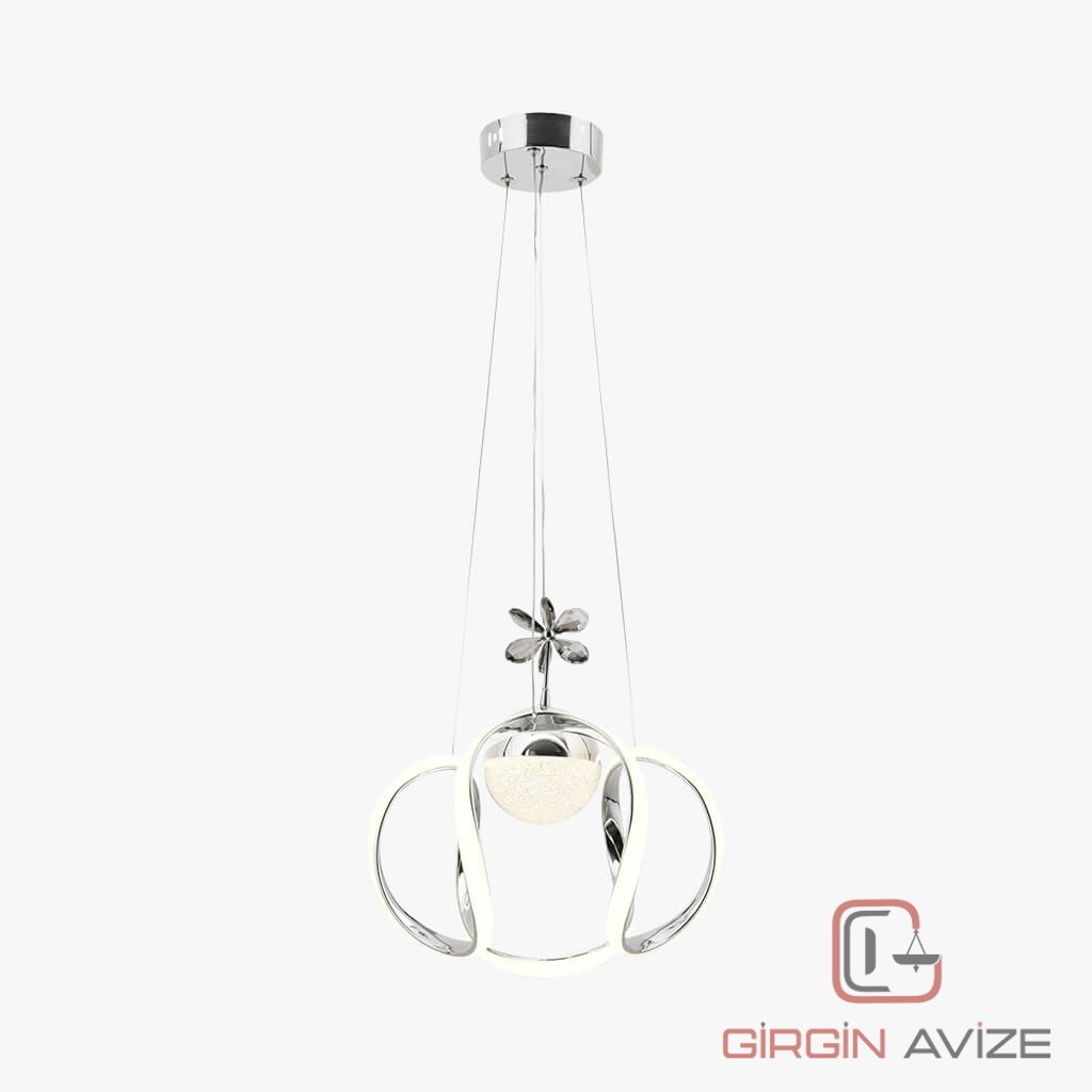 "Lüx Lotus" Dört Renk LED Sarkıt Avize