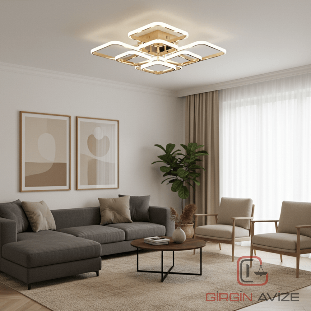 Karemo 8 li LED Avize - Görsel 3