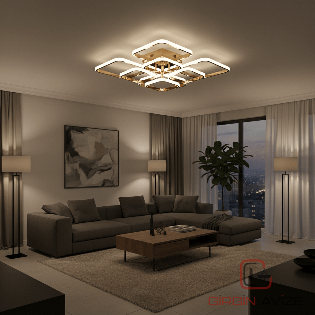 Karemo 8 li LED Avize - Görsel 4