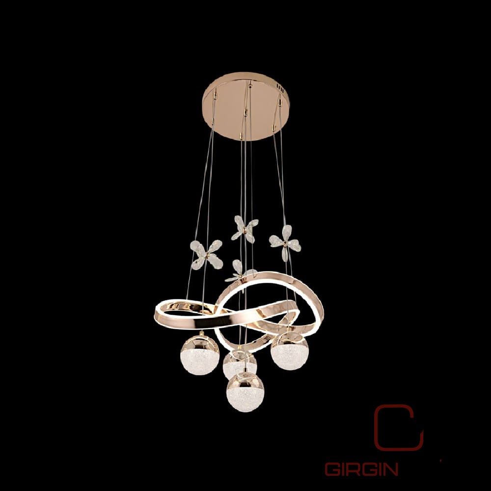 Viyana Gold Sarkıt Led Avize - Görsel 2