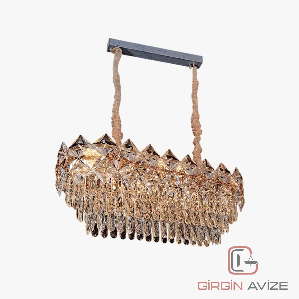 Amara Kristal Avize Yemek Odası