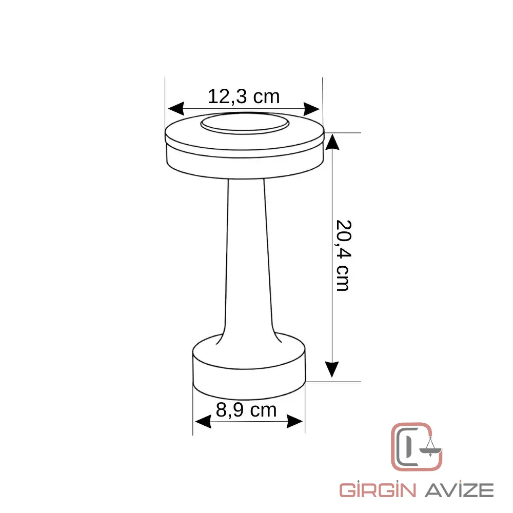 Oslo Şajlı Bakır Masa Lambası 3 Renkli - Görsel 2