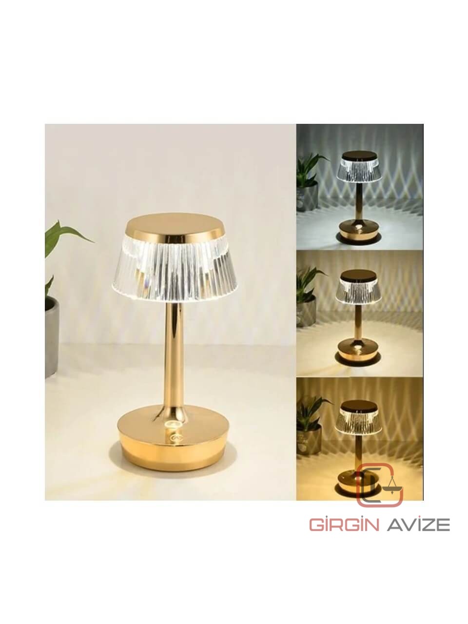 Rio Şarjlı Masa Lambası 3 Renkli - Görsel 2