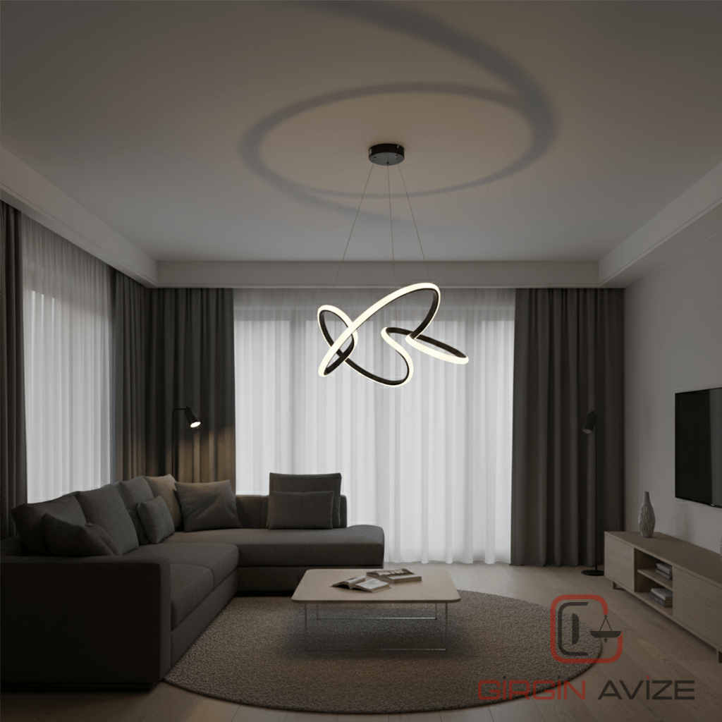 'Flow' Tasarım LED Avize - Görsel 3