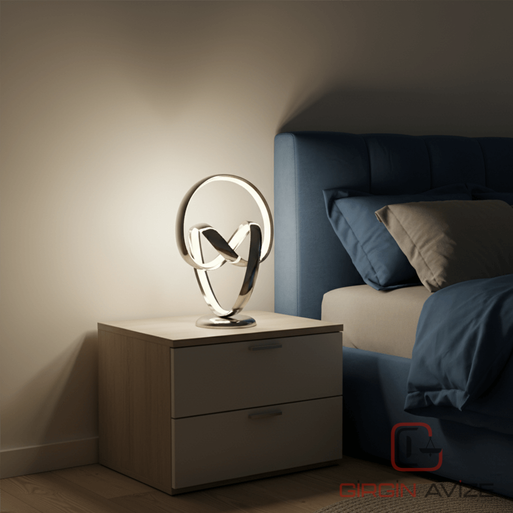 LED Masa Lambası - Gece Lambası - 3 Bükümlü - Görsel 7