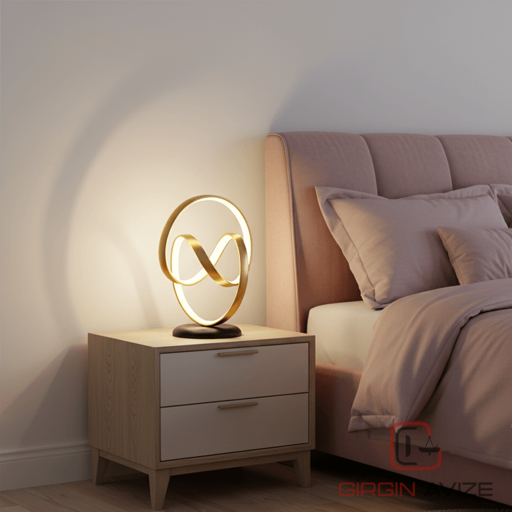 LED Masa Lambası - Gece Lambası - 3 Bükümlü - Görsel 4